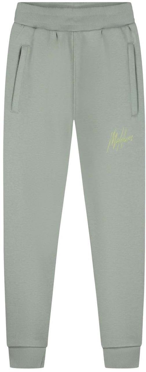 Malelions Malelions Junior Striped Signature Sweatpants Groen