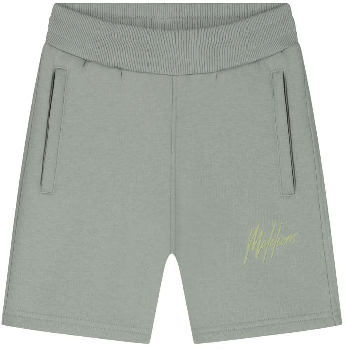 Malelions Malelions Junior Striped Signature Shorts Groen