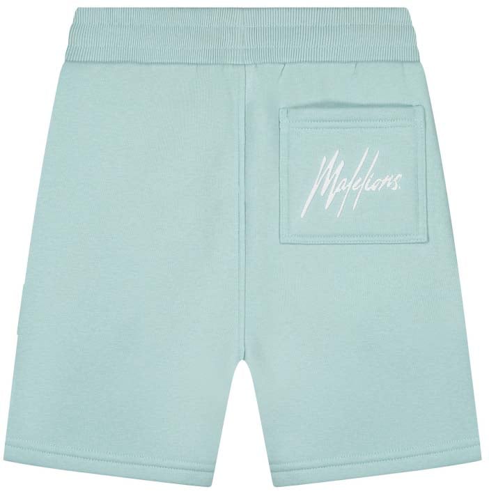 Malelions Malelions Junior Striped Signature Shorts Blauw