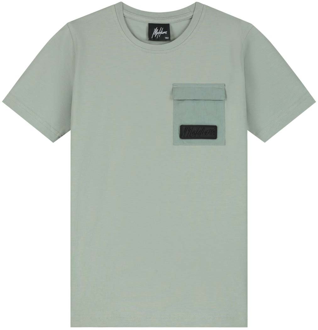 Malelions Malelions Junior Nylon Pocket T-Shirt Groen