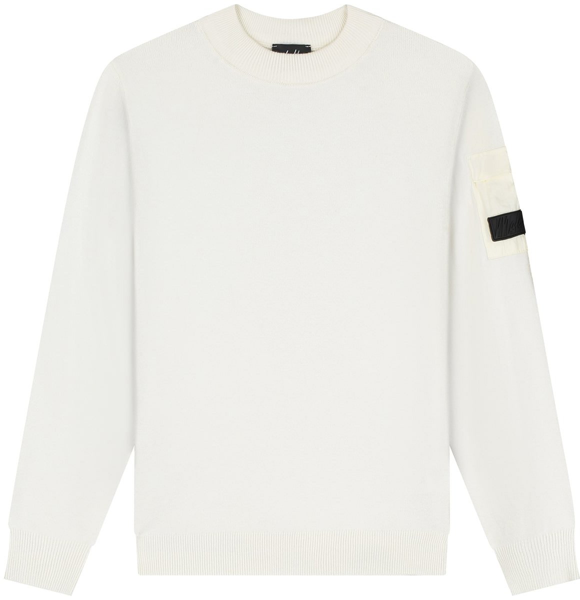 Malelions Malelions Junior Knitted Pocket Sweater Wit