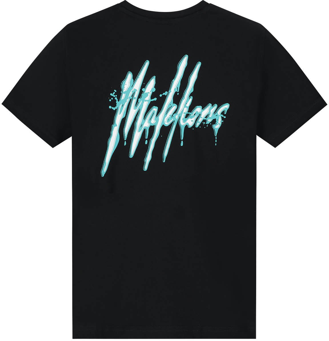 Malelions Malelions Junior Signature Drip T-Shirt Zwart