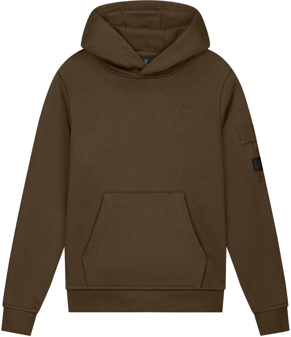 Malelions Malelions Junior Nylon Pocket Hoodie Wit