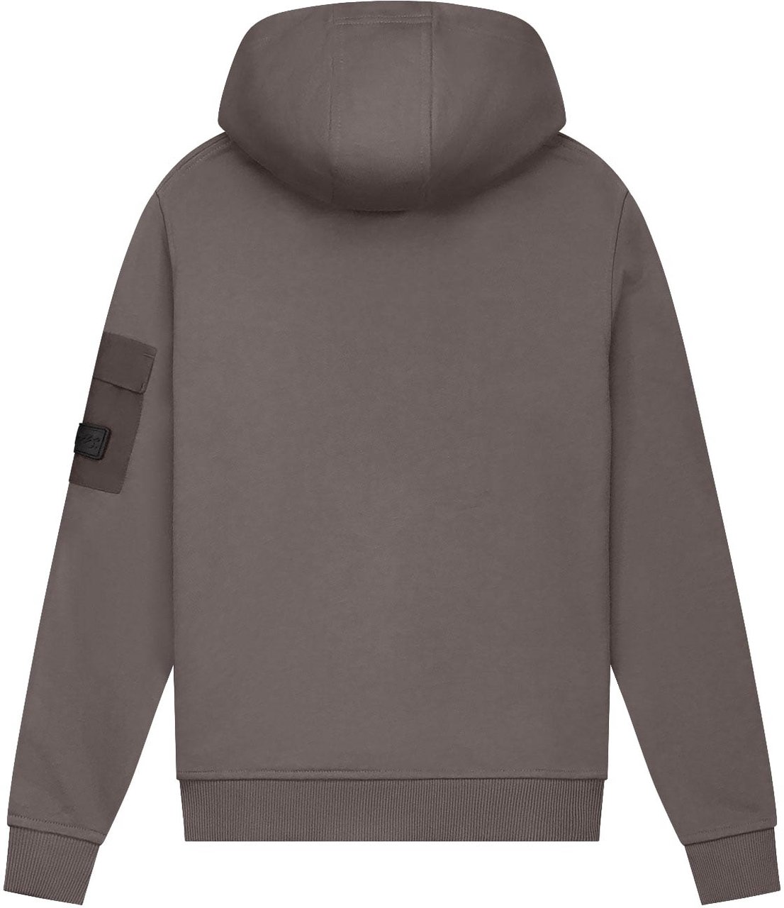Malelions Malelions Junior Nylon Pocket Hoodie Grijs