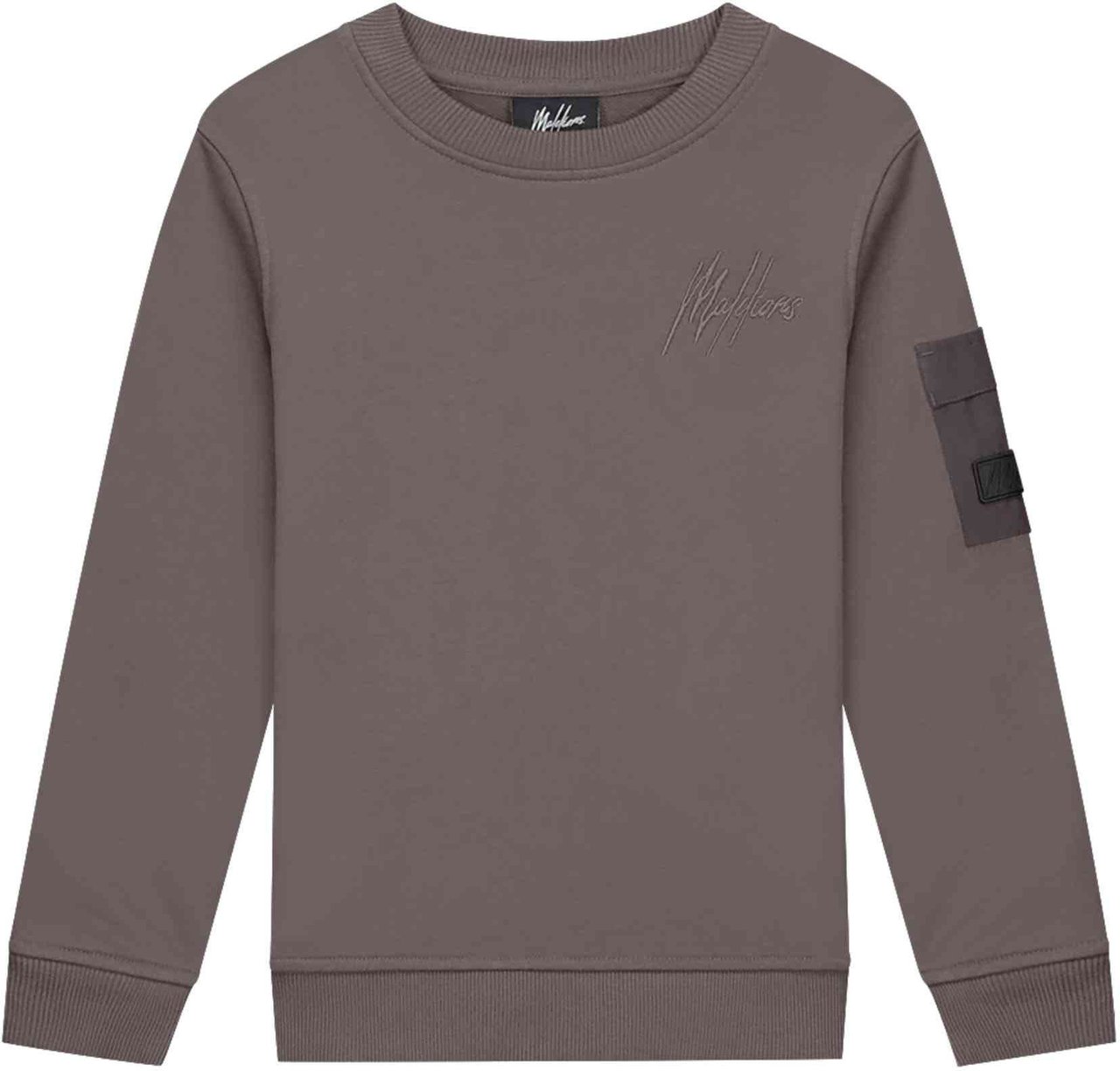 Malelions Malelions Junior Nylon Pocket Sweater Grijs