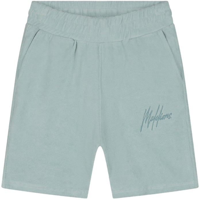 Malelions Malelions Junior Signature Towelling Shorts Blauw
