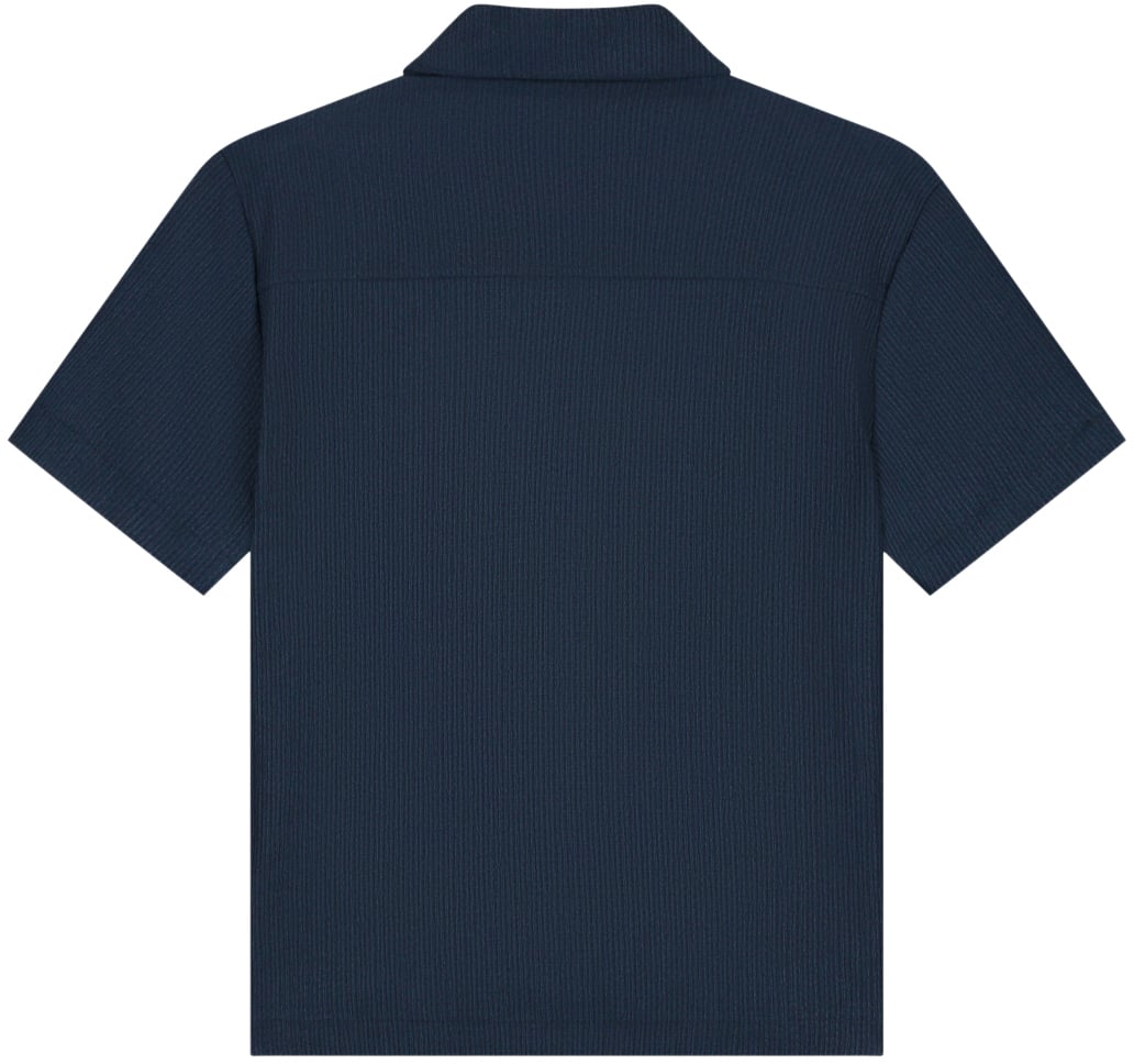 Malelions Malelions Junior Seersucker Shirt Blauw