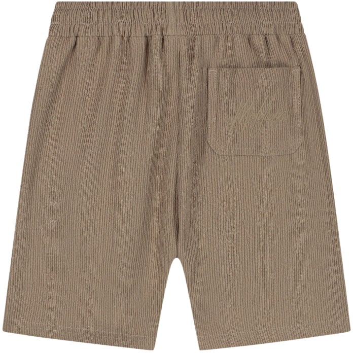 Malelions Malelions Junior Seersucker Shorts Taupe