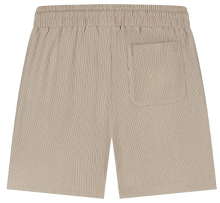Malelions Malelions Junior Clean Seersucker Shorts Taupe