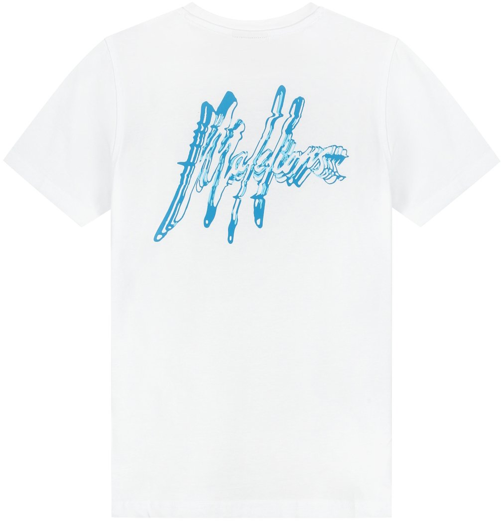 Malelions Malelions Junior 3D Wave T-Shirt Wit