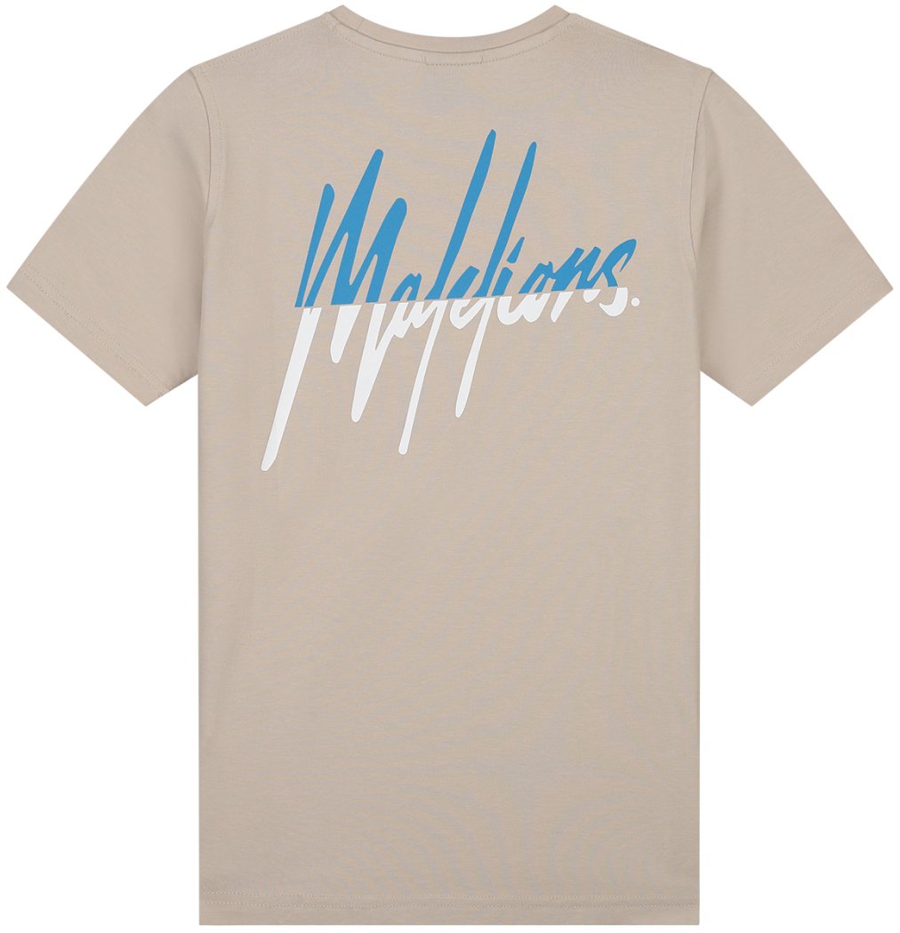 Malelions Malelions Junior Split T-Shirt Taupe