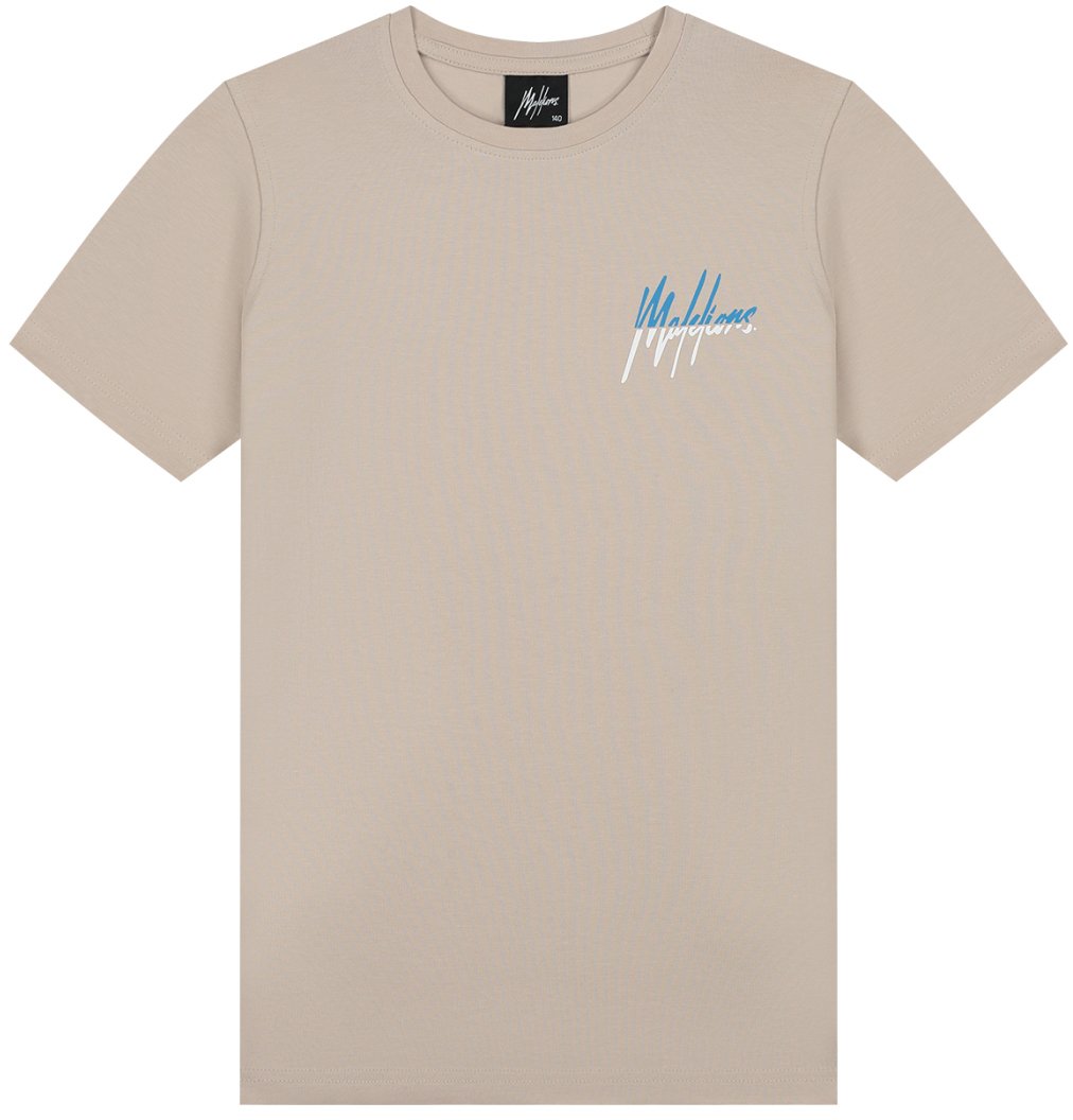 Malelions Malelions Junior Split T-Shirt Taupe