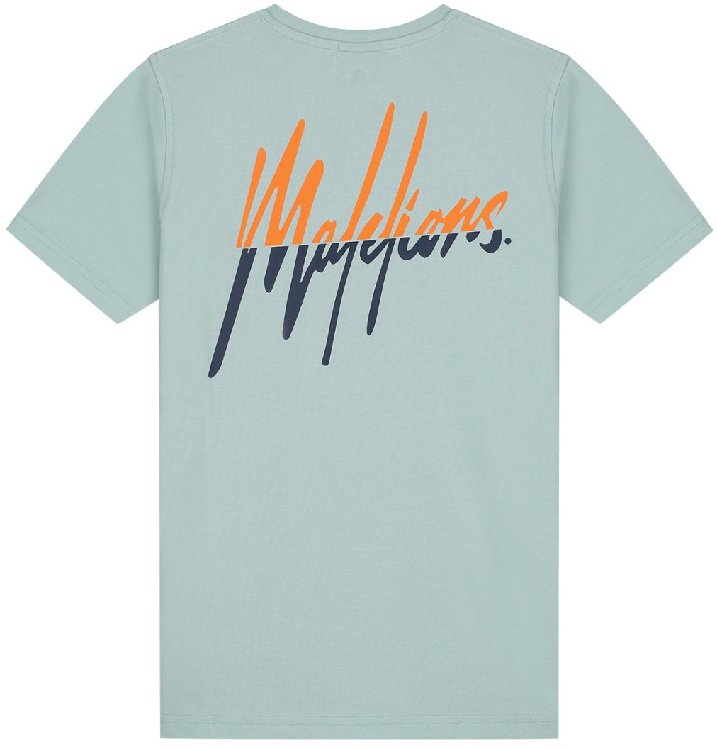 Malelions Malelions Junior Split T-Shirt Blauw