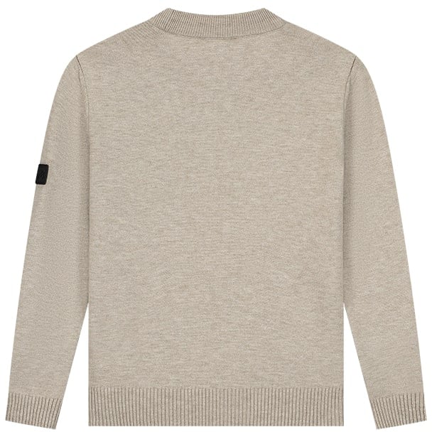 Malelions Malelions Junior Knitted Mockneck Taupe