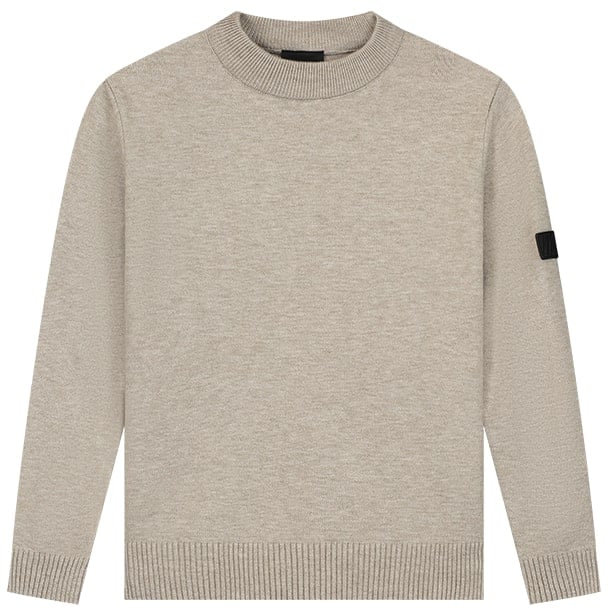 Malelions Malelions Junior Knitted Mockneck Taupe