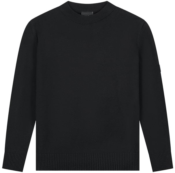Malelions Malelions Junior Knitted Mockneck Zwart