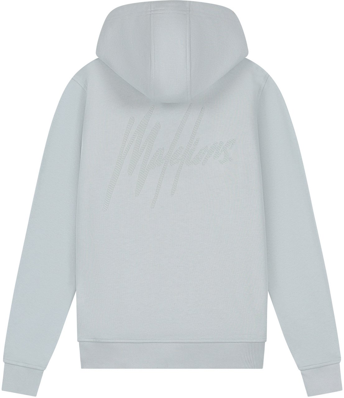 Malelions Malelions Junior Striped Signature Hoodie Grijs