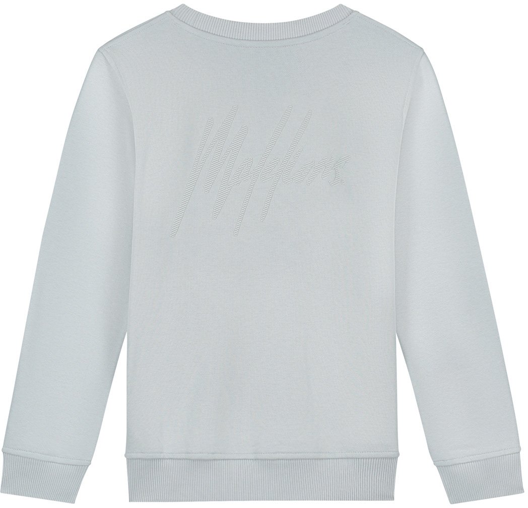 Malelions Malelions Junior Striped Signature Sweater Grijs