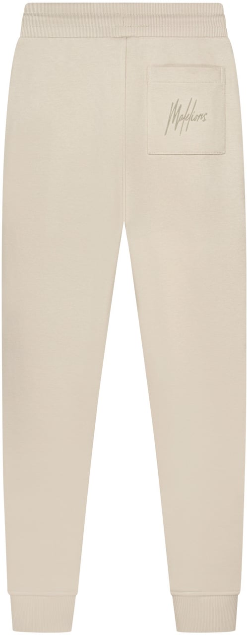 Malelions Malelions Junior Striped Signature Sweatpants Beige