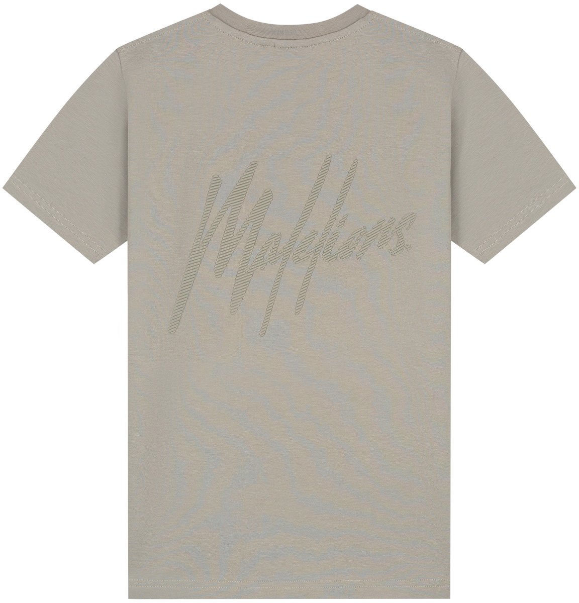 Malelions Malelions Junior Striped Signature T-Shirt Groen