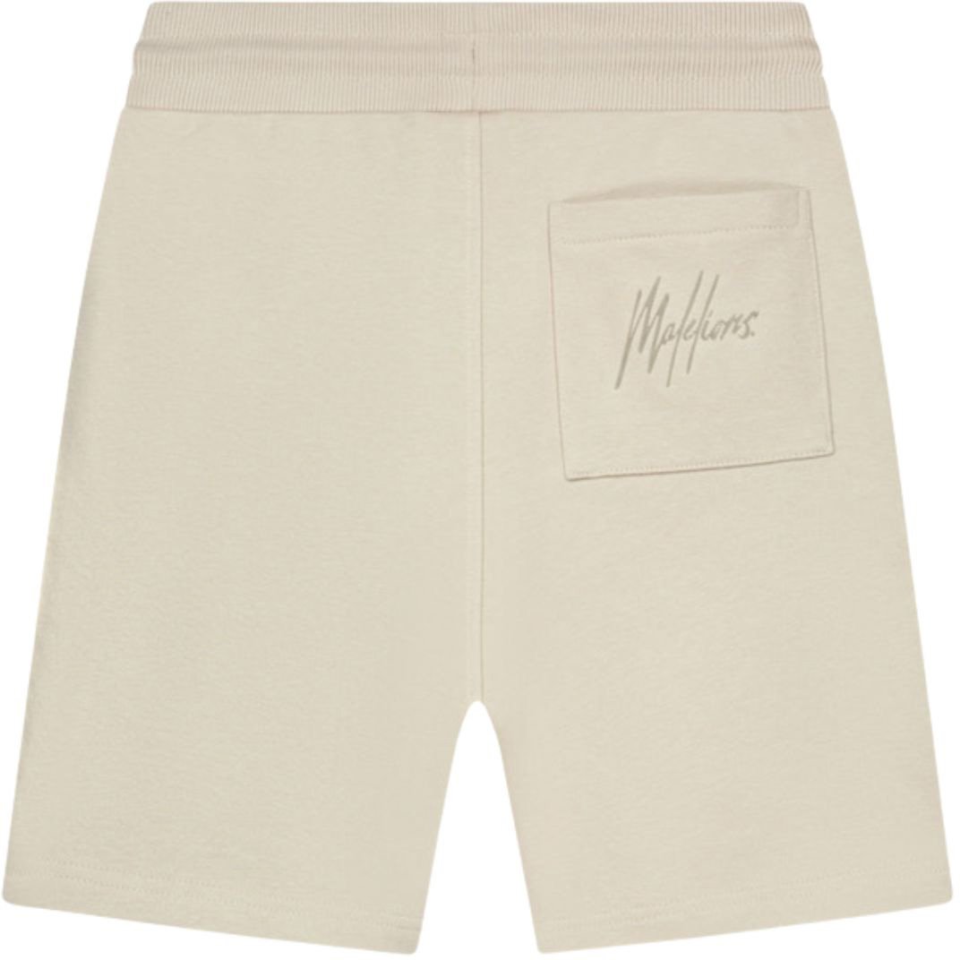 Malelions Malelions Junior Striped Signature Shorts Beige