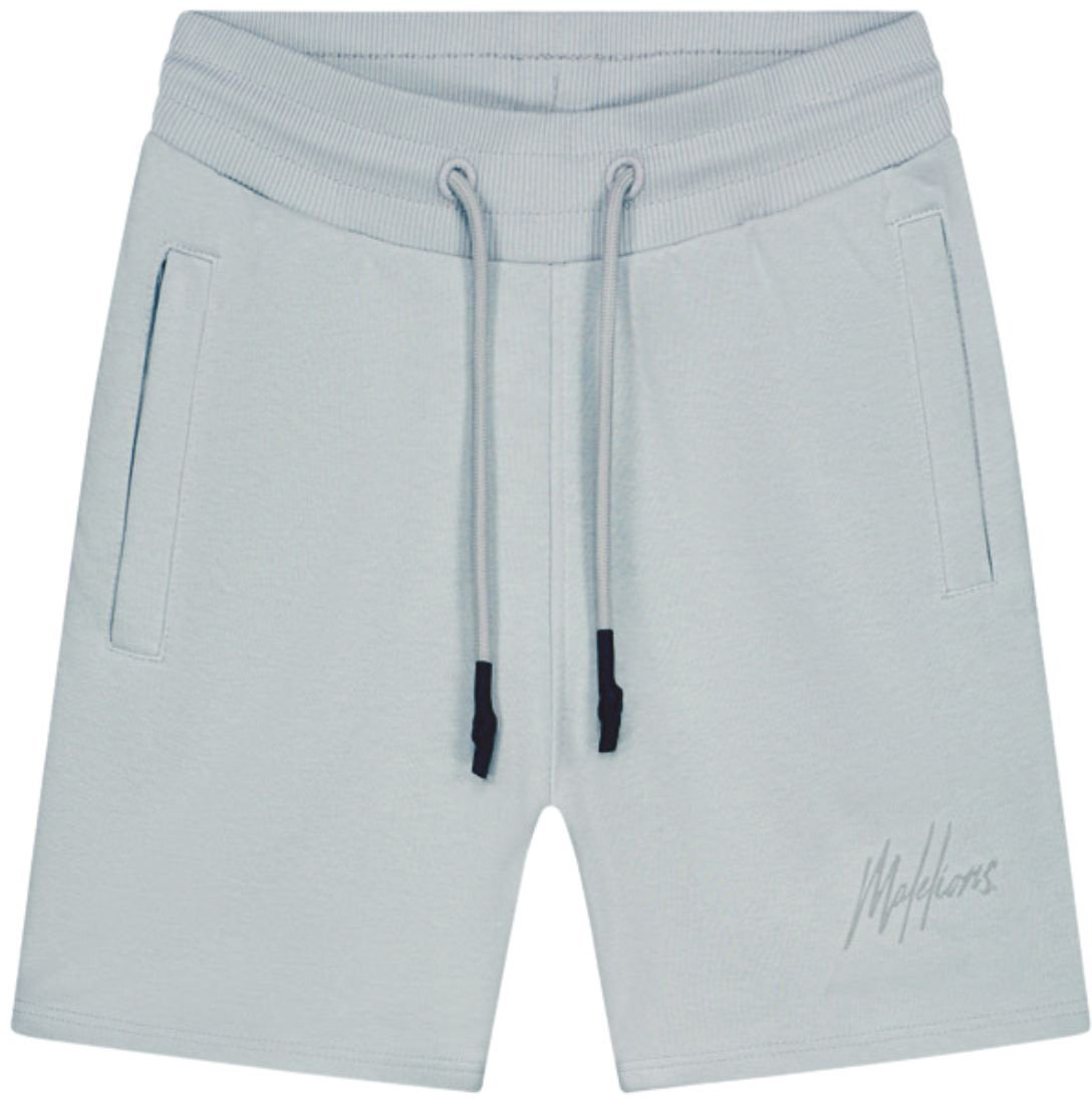 Malelions Malelions Junior Striped Signature Shorts Grijs