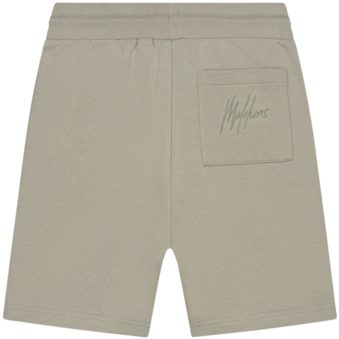 Malelions Malelions Junior Striped Signature Shorts Groen