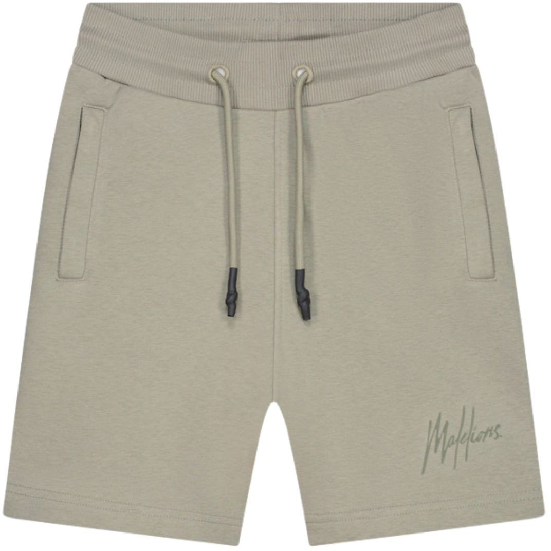 Malelions Malelions Junior Striped Signature Shorts Groen