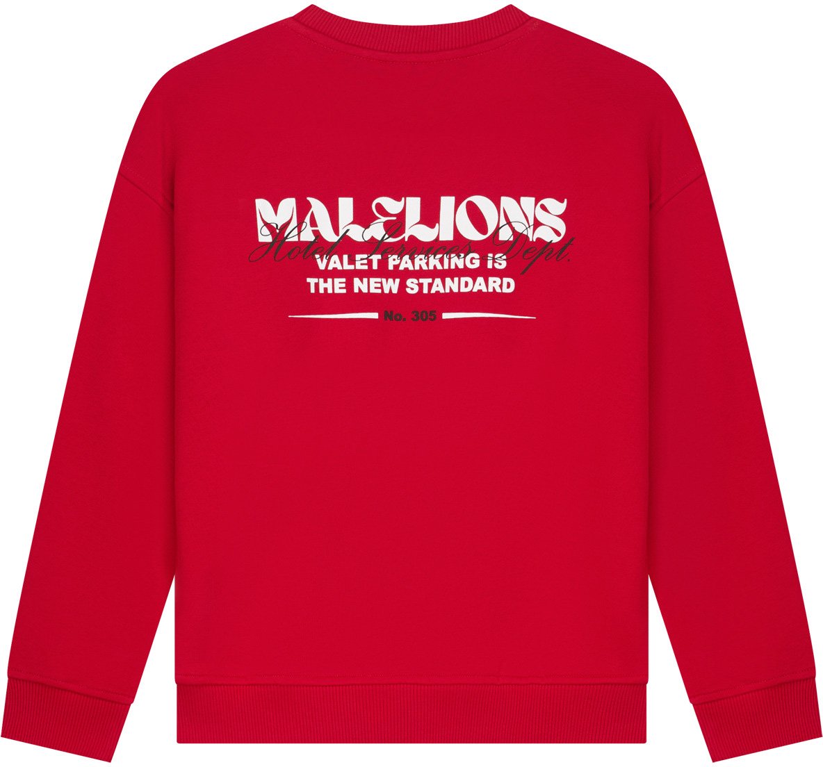 Malelions Malelions Junior Relaxed Valet Sweater Rood
