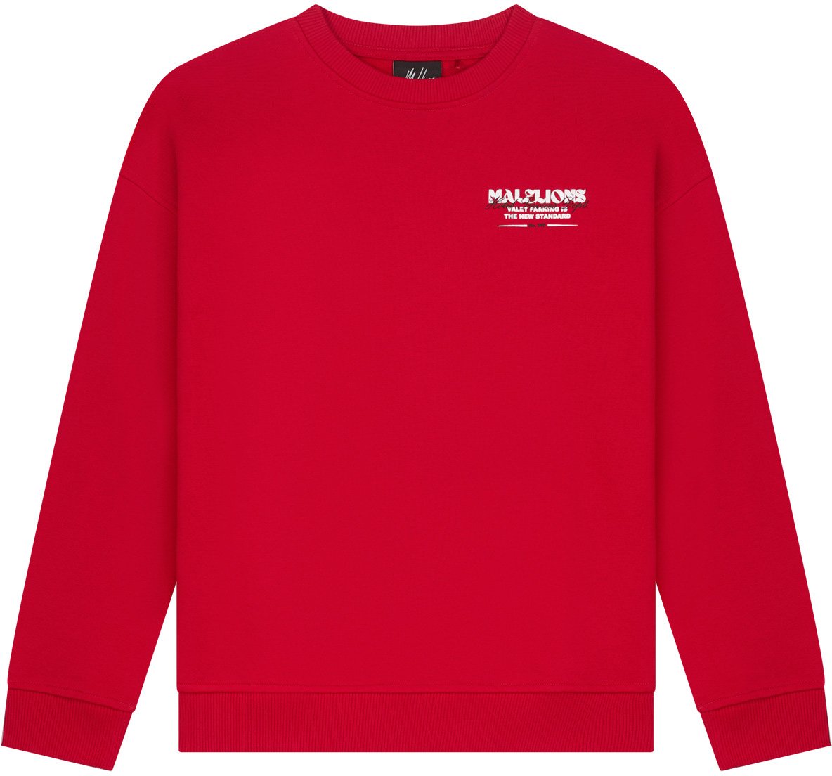 Malelions Malelions Junior Relaxed Valet Sweater Rood