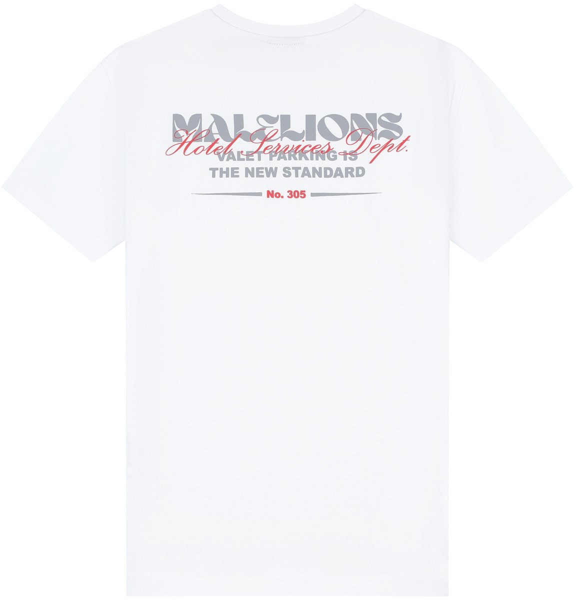 Malelions Malelions Junior Relaxed Valet T-Shirt Wit
