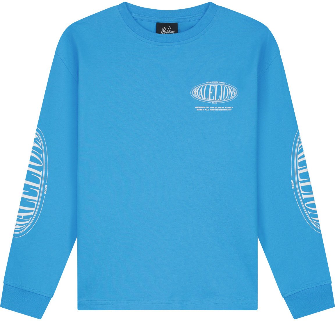 Malelions Malelions Junior Relaxed Lifestyle Longsleeve T-Shirt Blauw