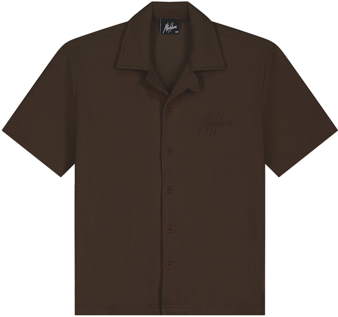 Malelions Malelions Junior Horizon Ribbed Shirt Bruin