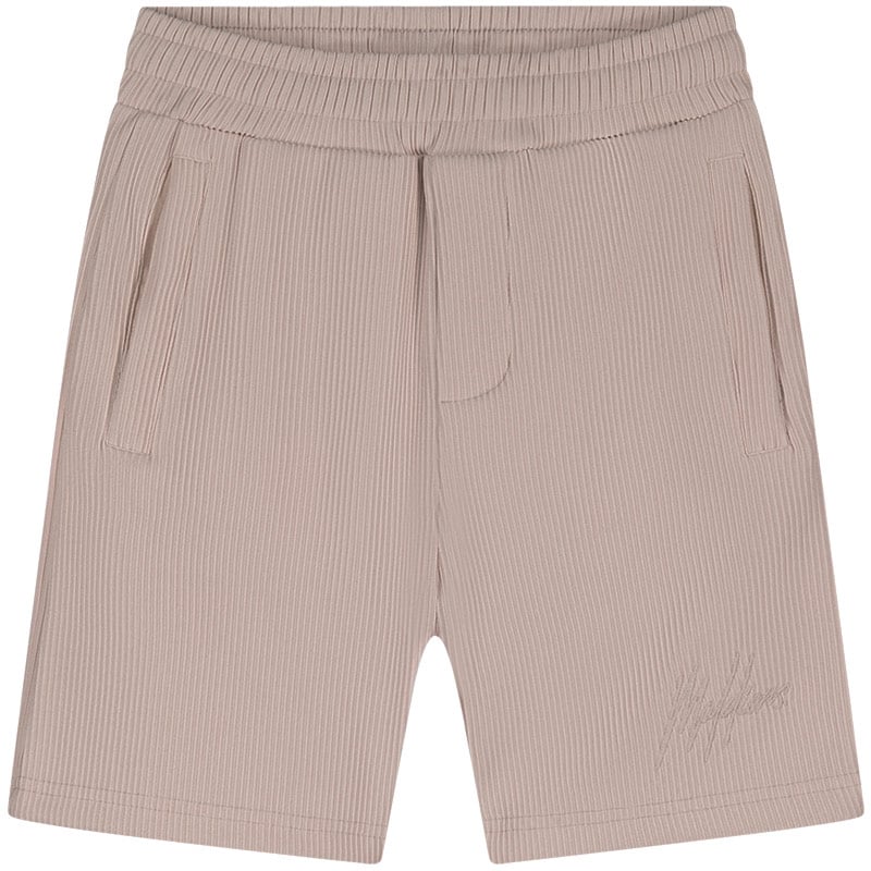 Malelions Malelions Junior Horizon Ribbed Shorts Beige