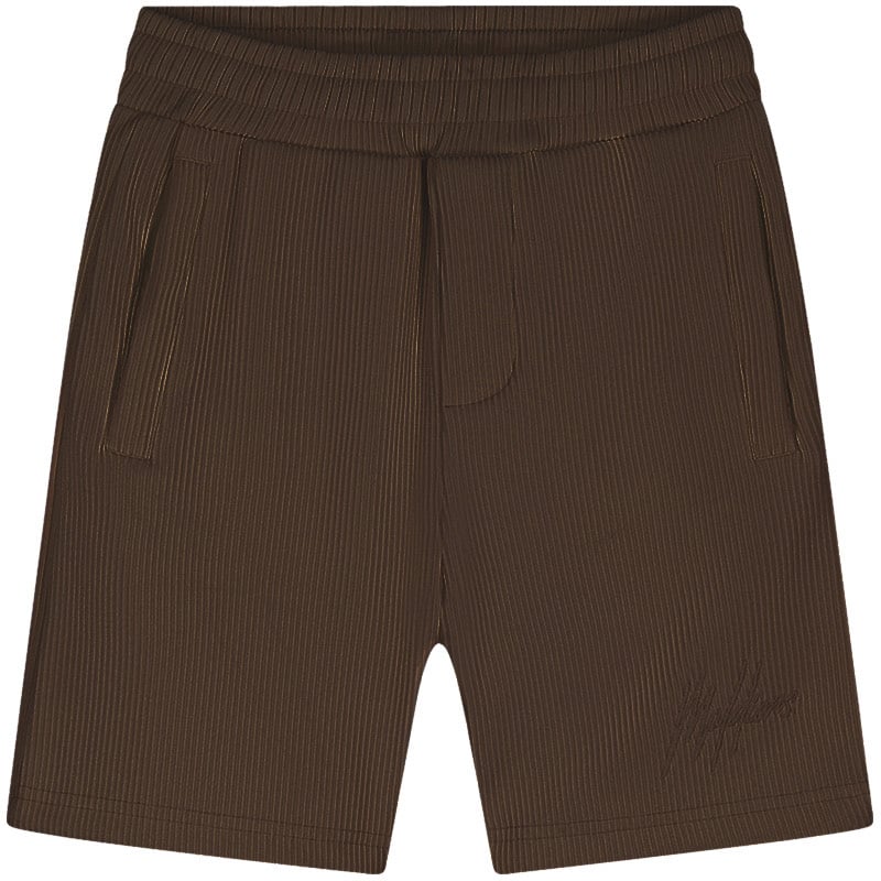Malelions Malelions Junior Horizon Ribbed Shorts Bruin