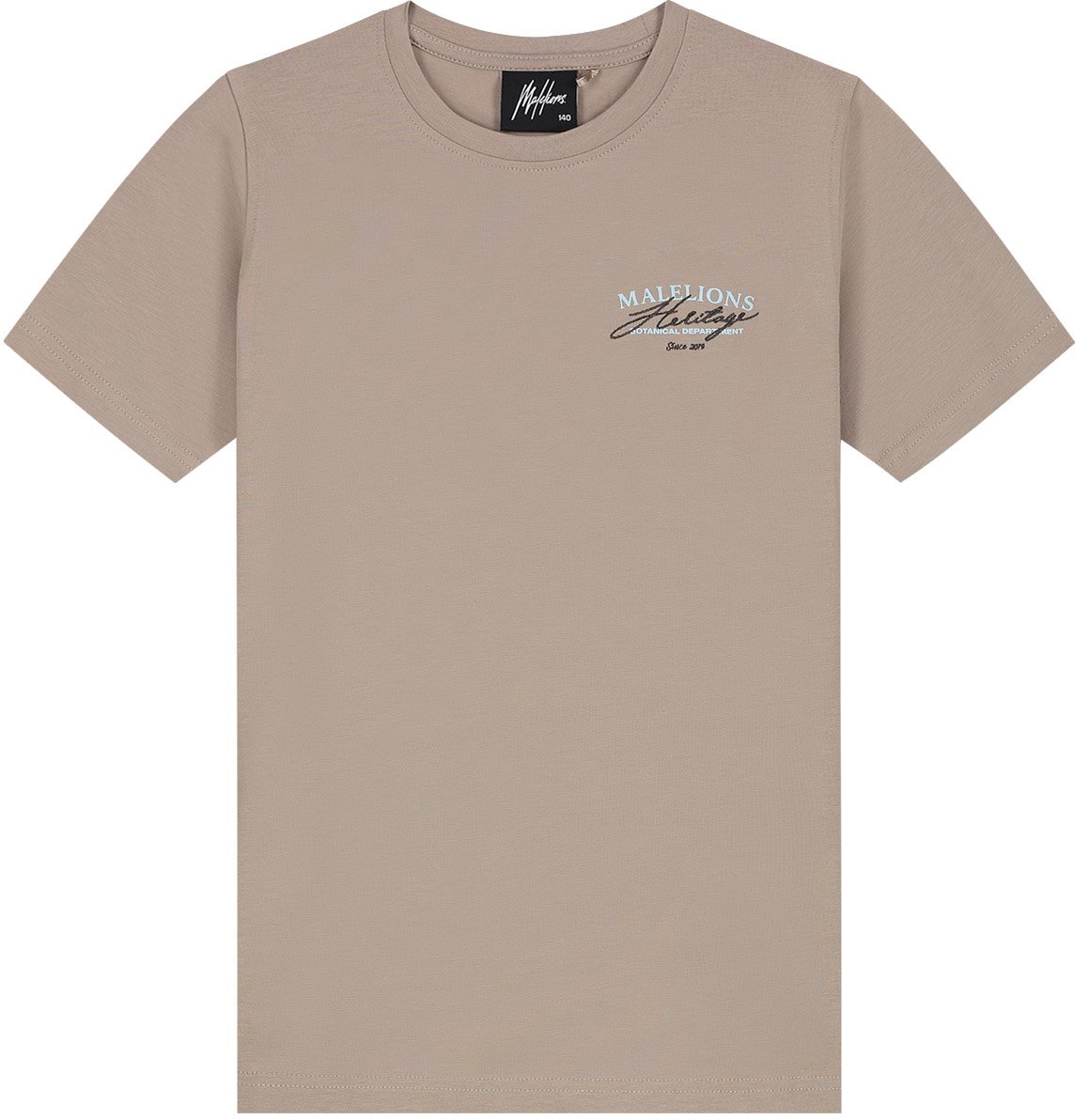 Malelions Malelions Junior Heritage T-Shirt Taupe
