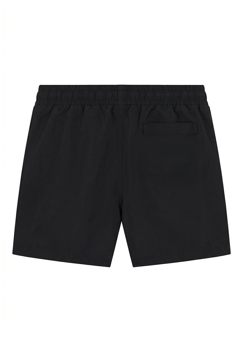Malelions Junior Heritage Swim Shorts Zwart