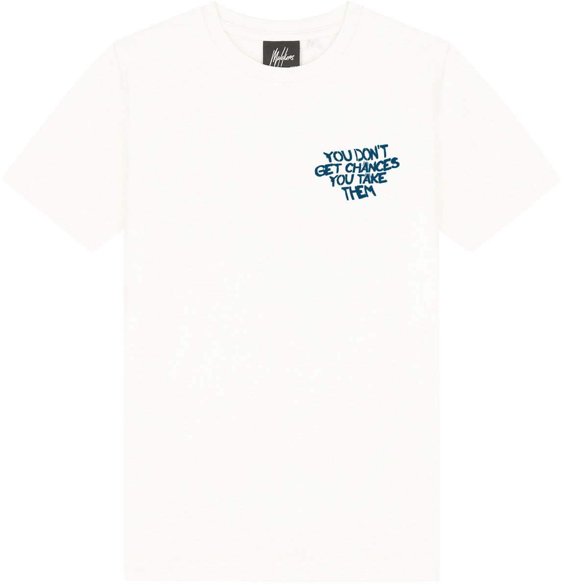 Malelions Malelions Junior Chances Quote T-Shirt Wit