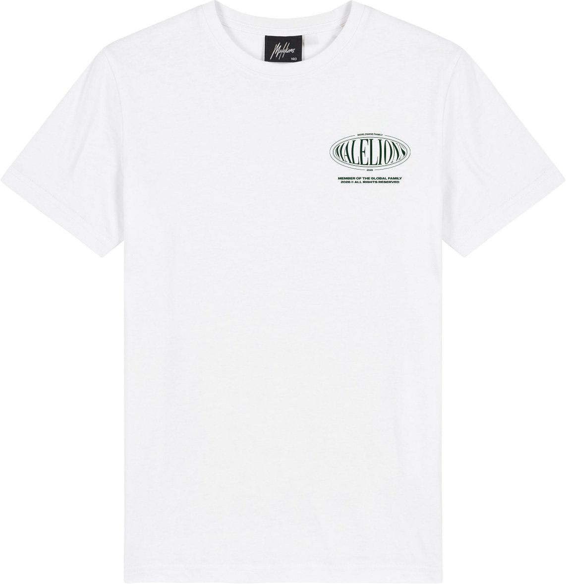 Malelions Junior Relaxed Lifestyle T-Shirt Wit