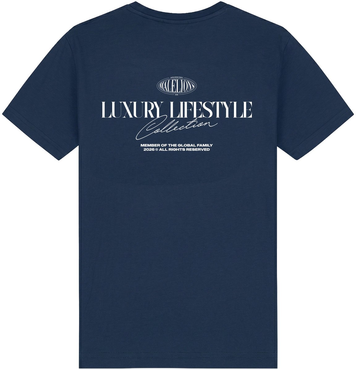 Malelions Junior Relaxed Lifestyle T-Shirt Blauw