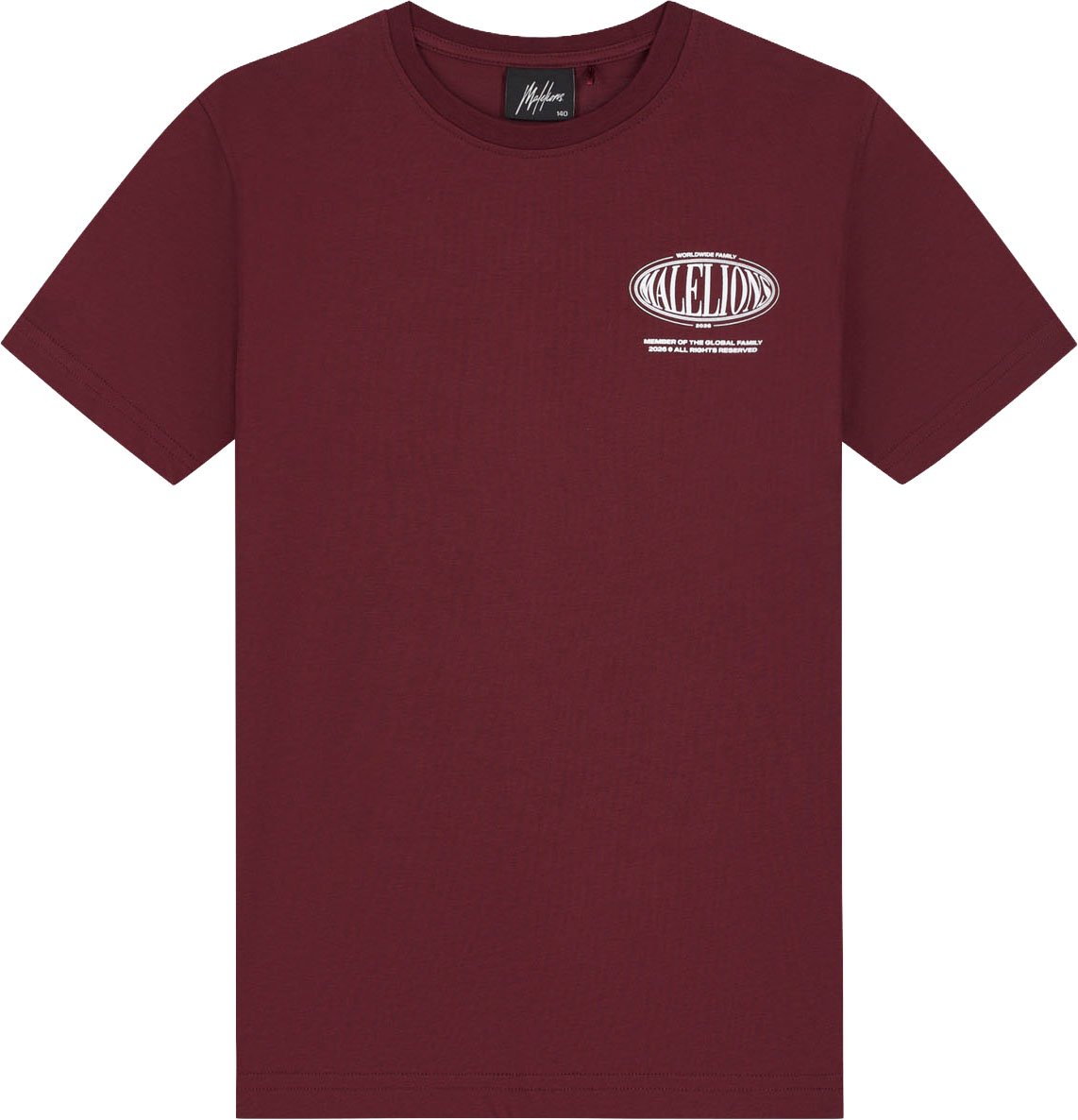 Malelions Junior Relaxed Lifestyle T-Shirt Rood