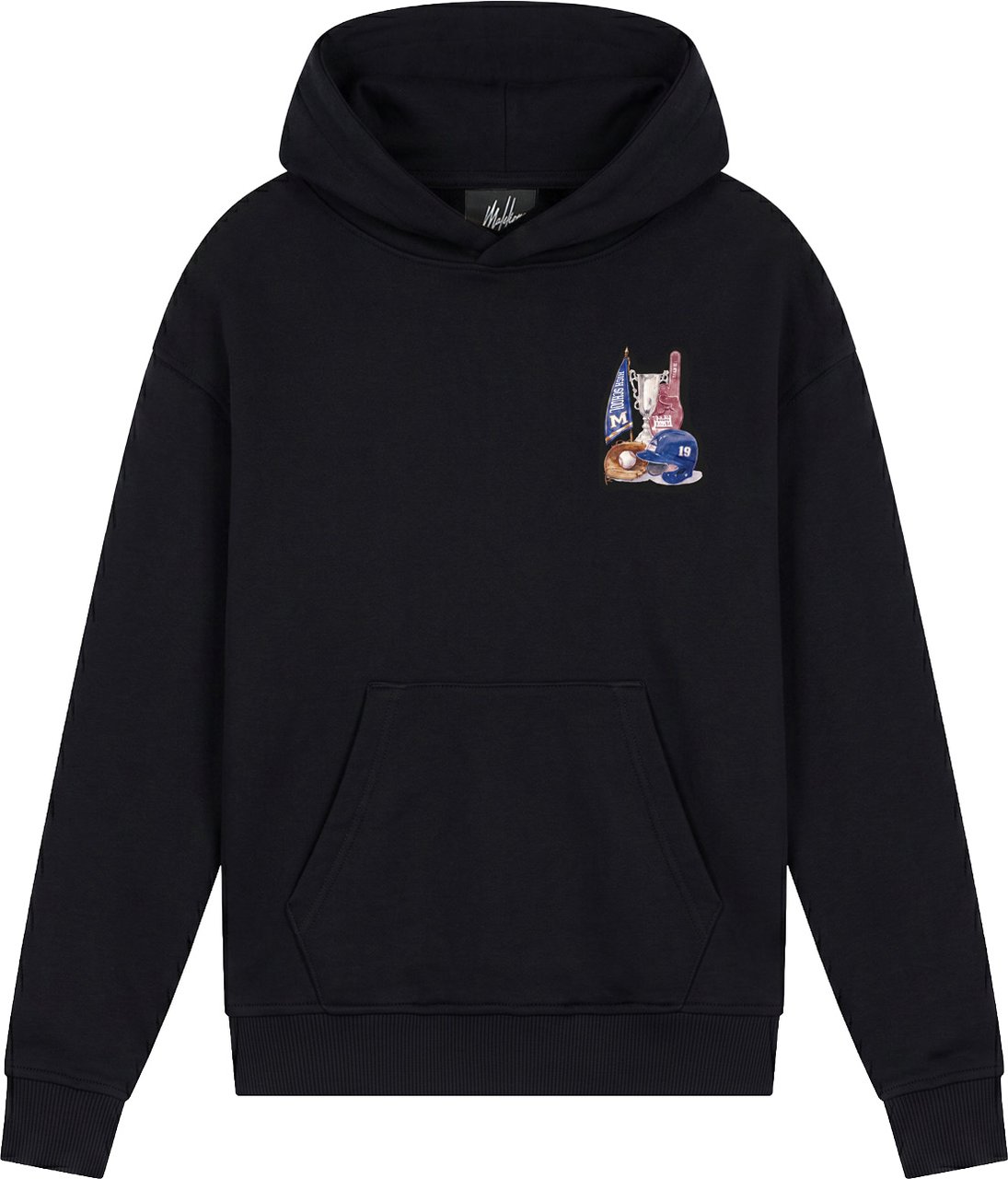 Malelions Junior Relaxed Champions Hoodie Zwart