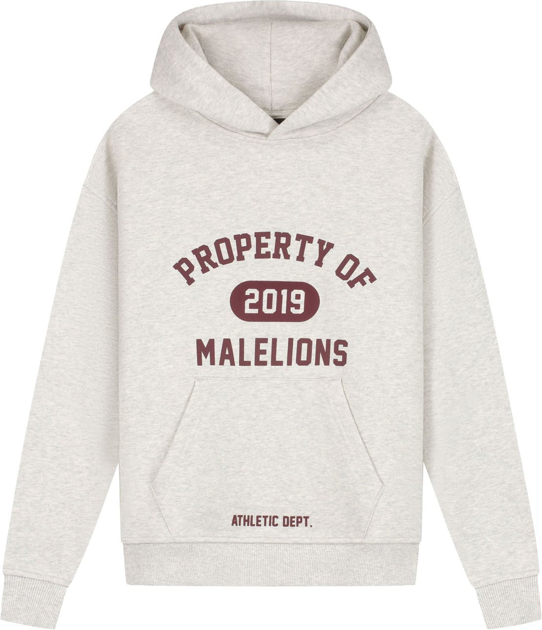 Malelions Junior Relaxed Property Hoodie Grijs