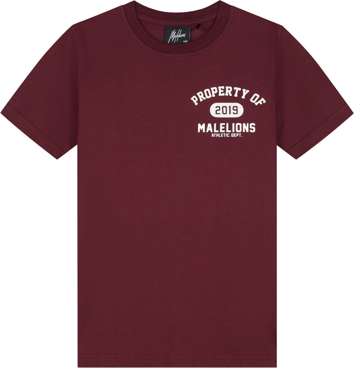 Malelions Junior Property T-Shirt Rood
