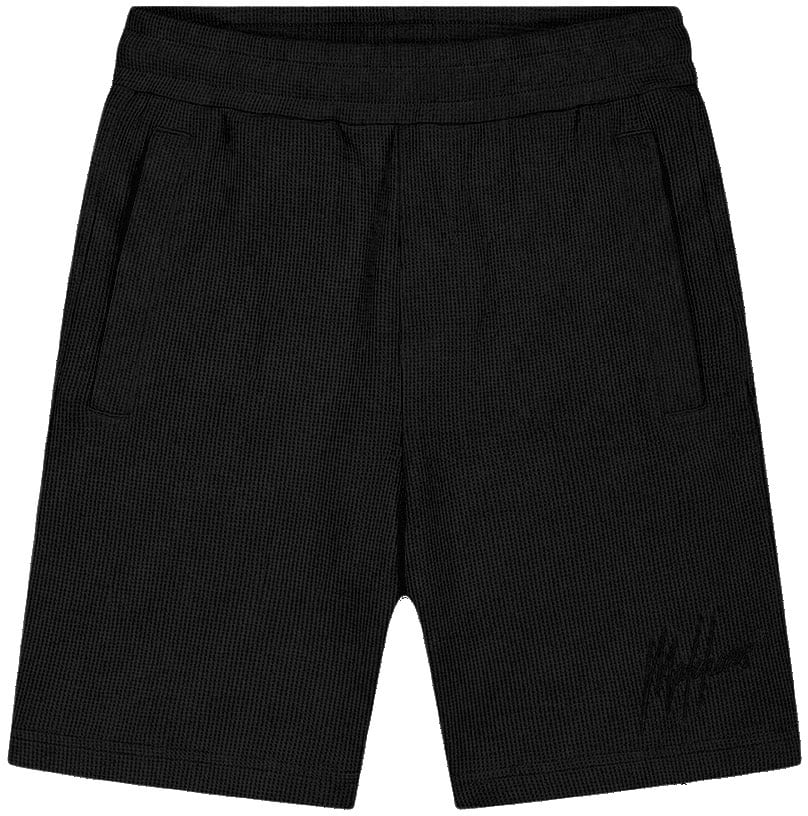 Malelions Malelions Junior Waffle Shorts Zwart