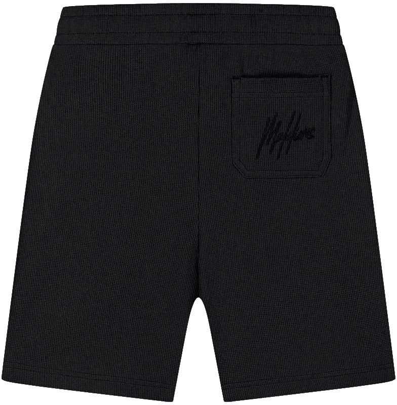 Malelions Malelions Junior Waffle Shorts Zwart