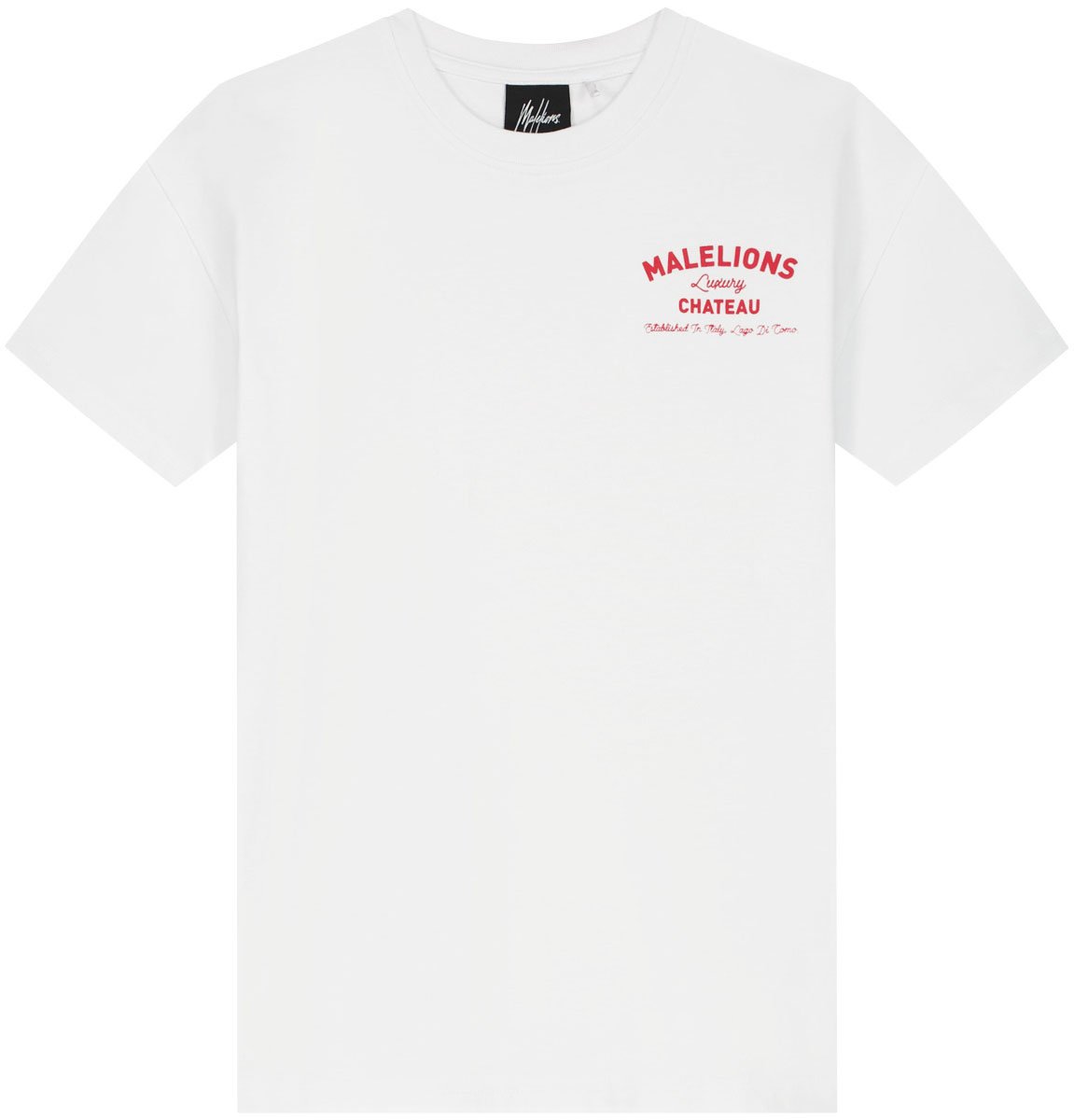 Malelions Malelions Junior Relaxed Chateau T-Shirt Wit