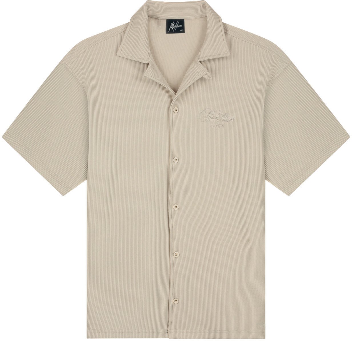 Malelions Malelions Junior Ribbed Script Shirt Bruin