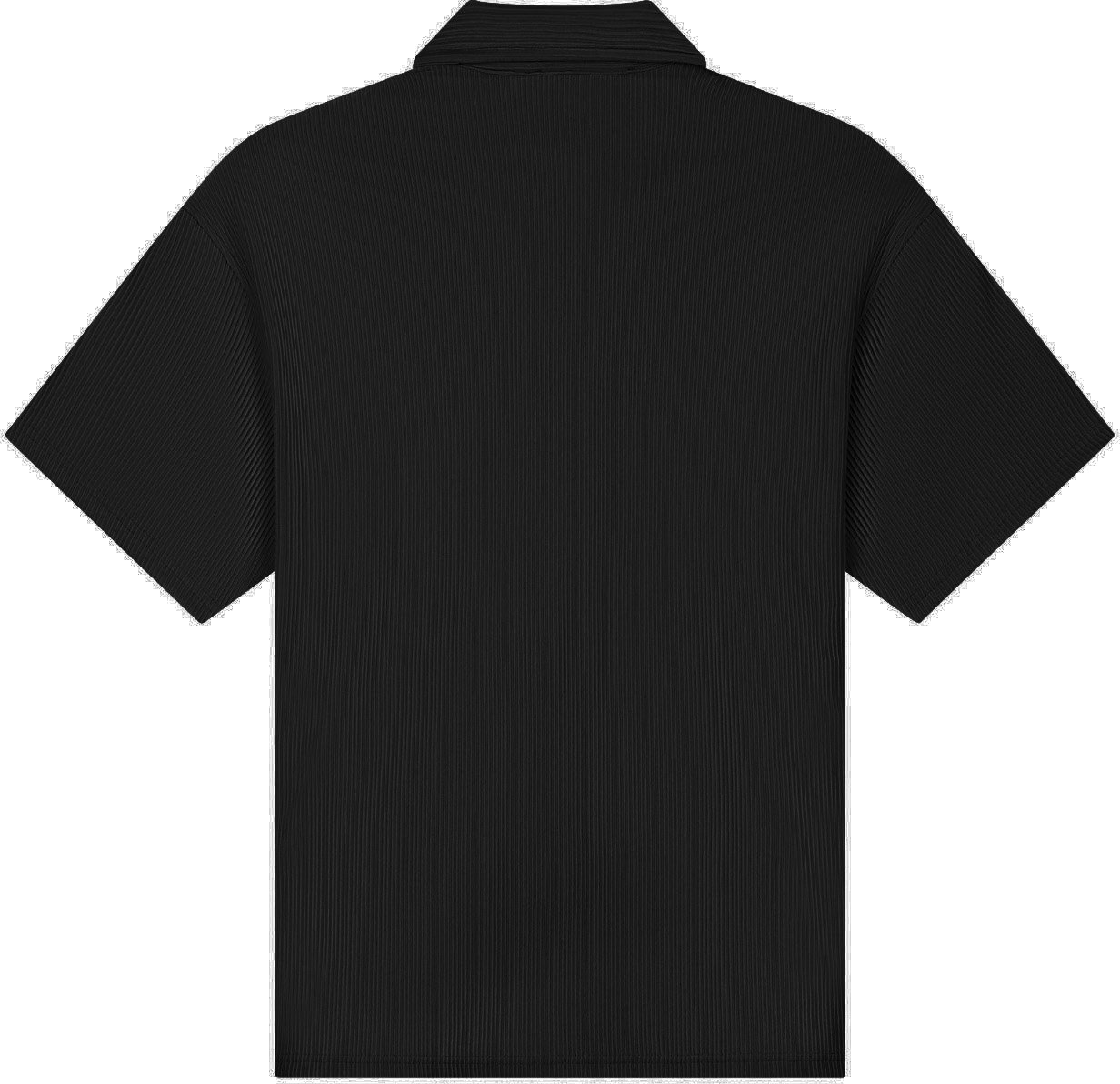 Malelions Malelions Junior Ribbed Script Shirt Zwart