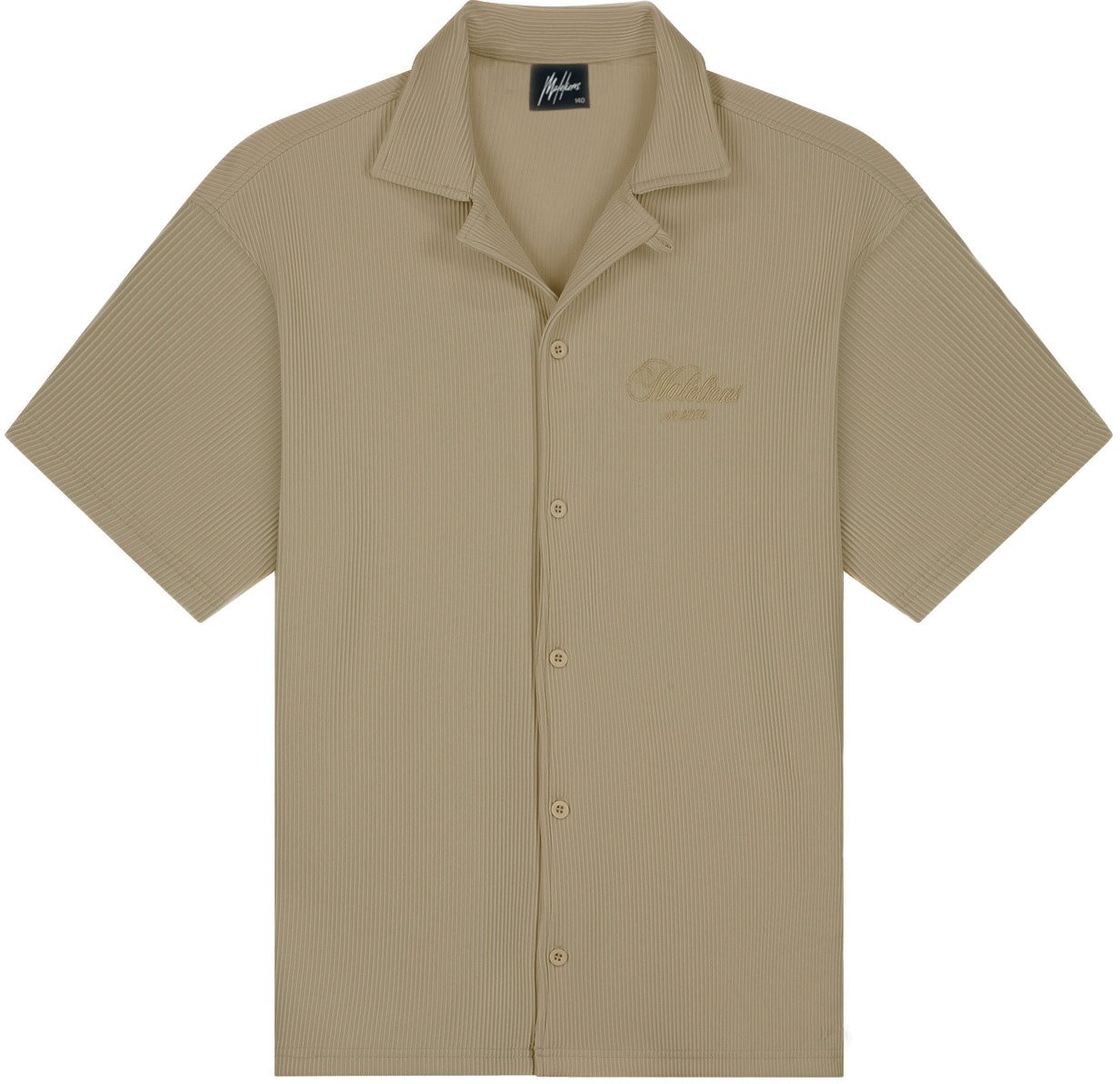 Malelions Malelions Junior Ribbed Script Shirt Groen